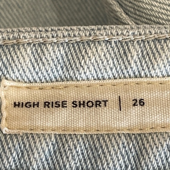 PacSun exposed zipper front high rise shorts in a size 26 - Picture 7 of 9